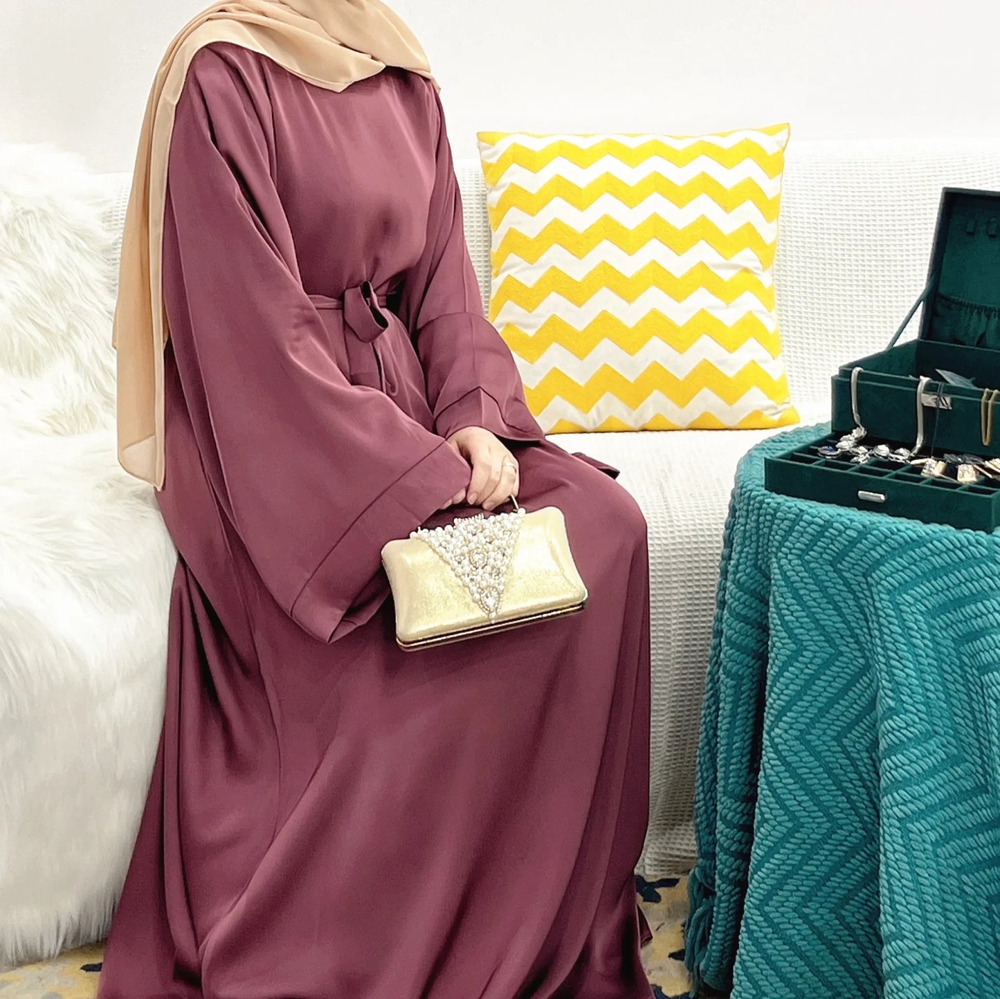 Satin Abaya