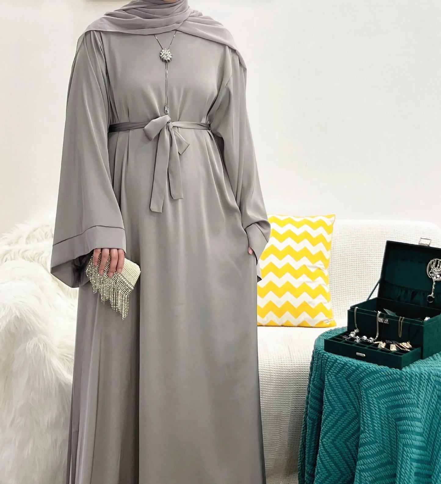 Satin Abaya