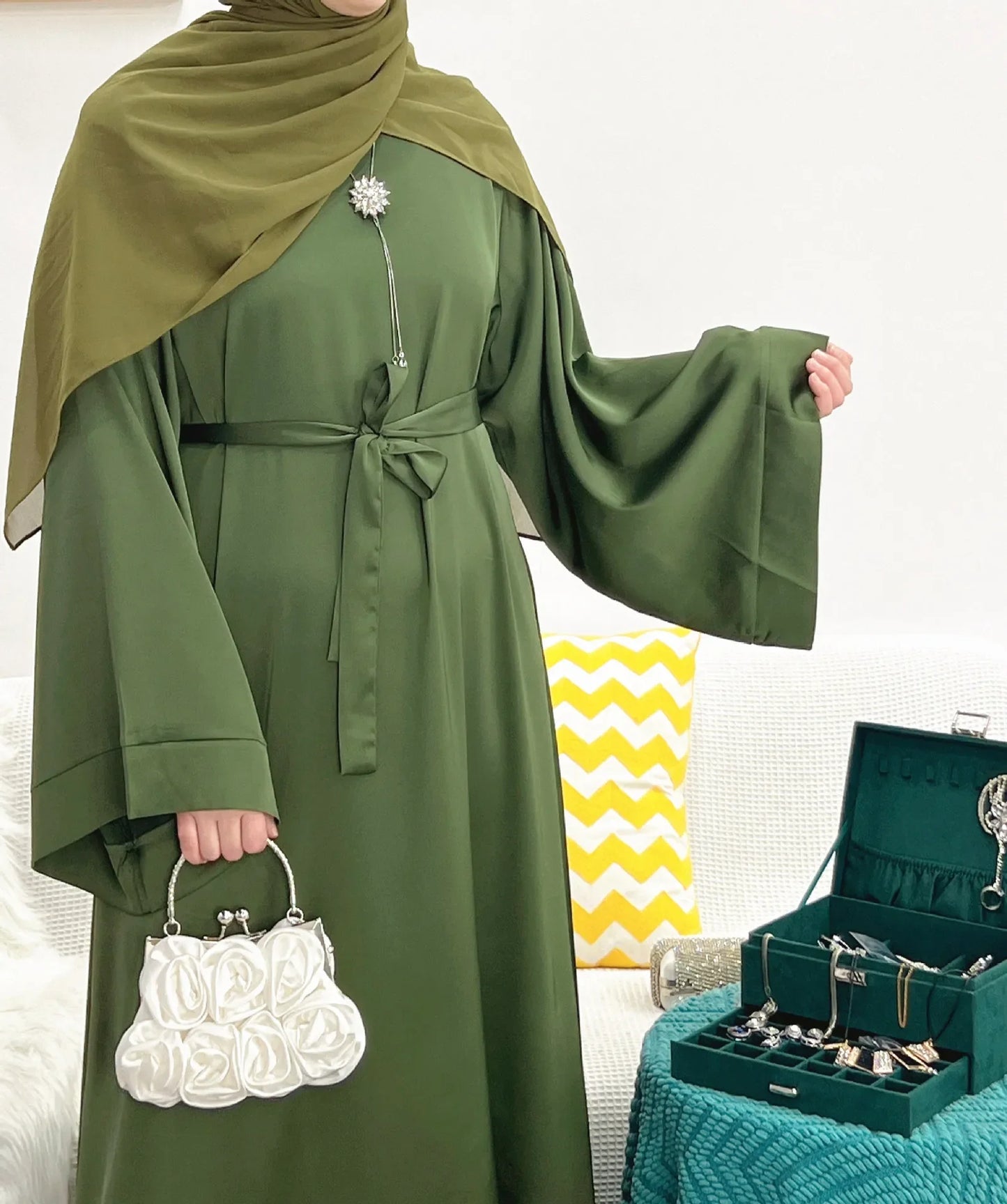 Satin Abaya