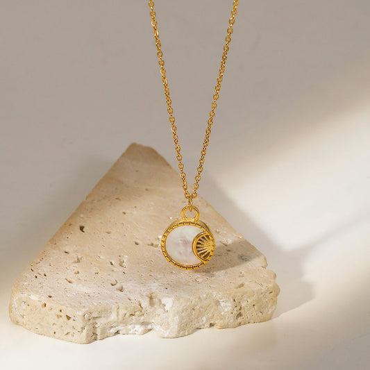 Crescent Sun Necklace