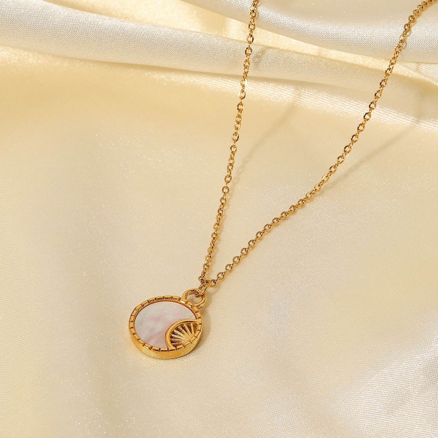 Crescent Sun Necklace