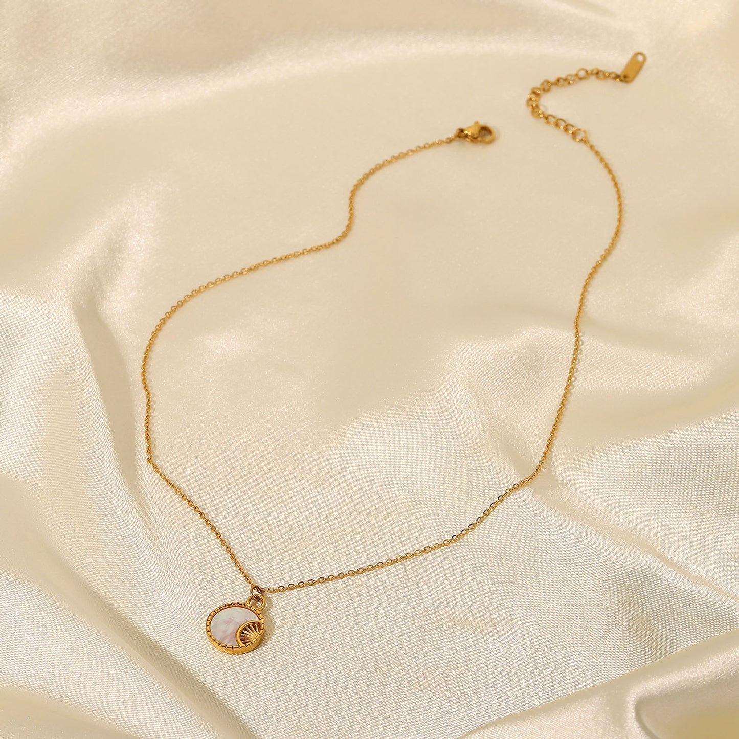 Crescent Sun Necklace
