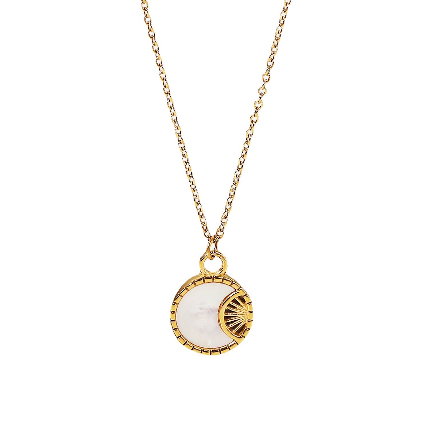 Crescent Sun Necklace