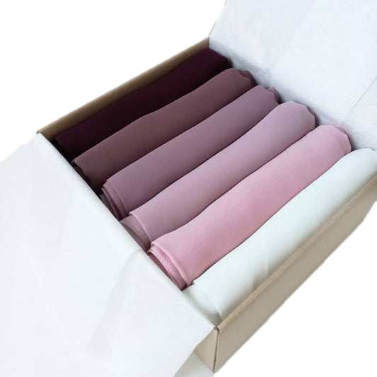 Plain Heavy Chiffon Scarf Hijab