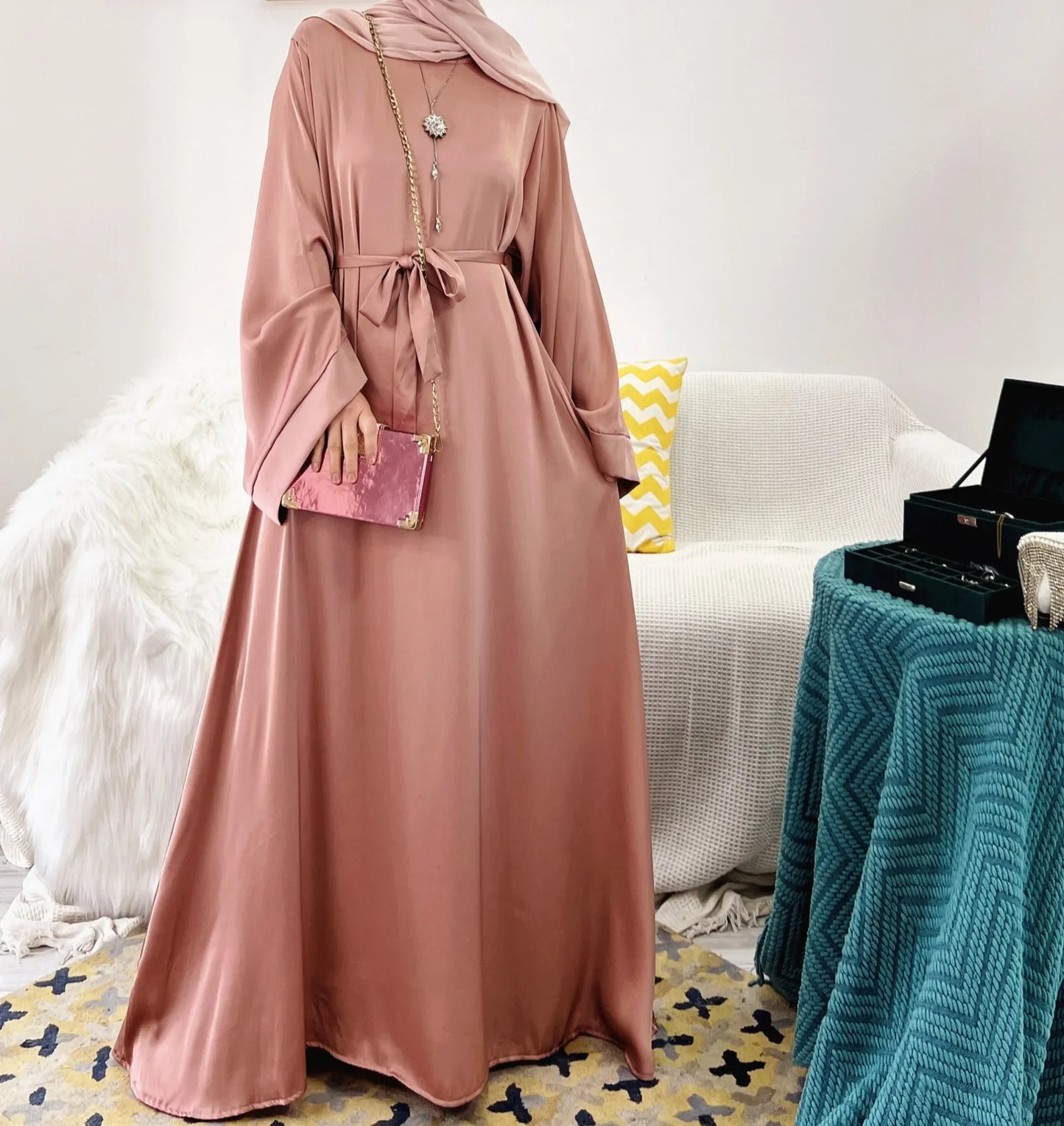 Satin Abaya