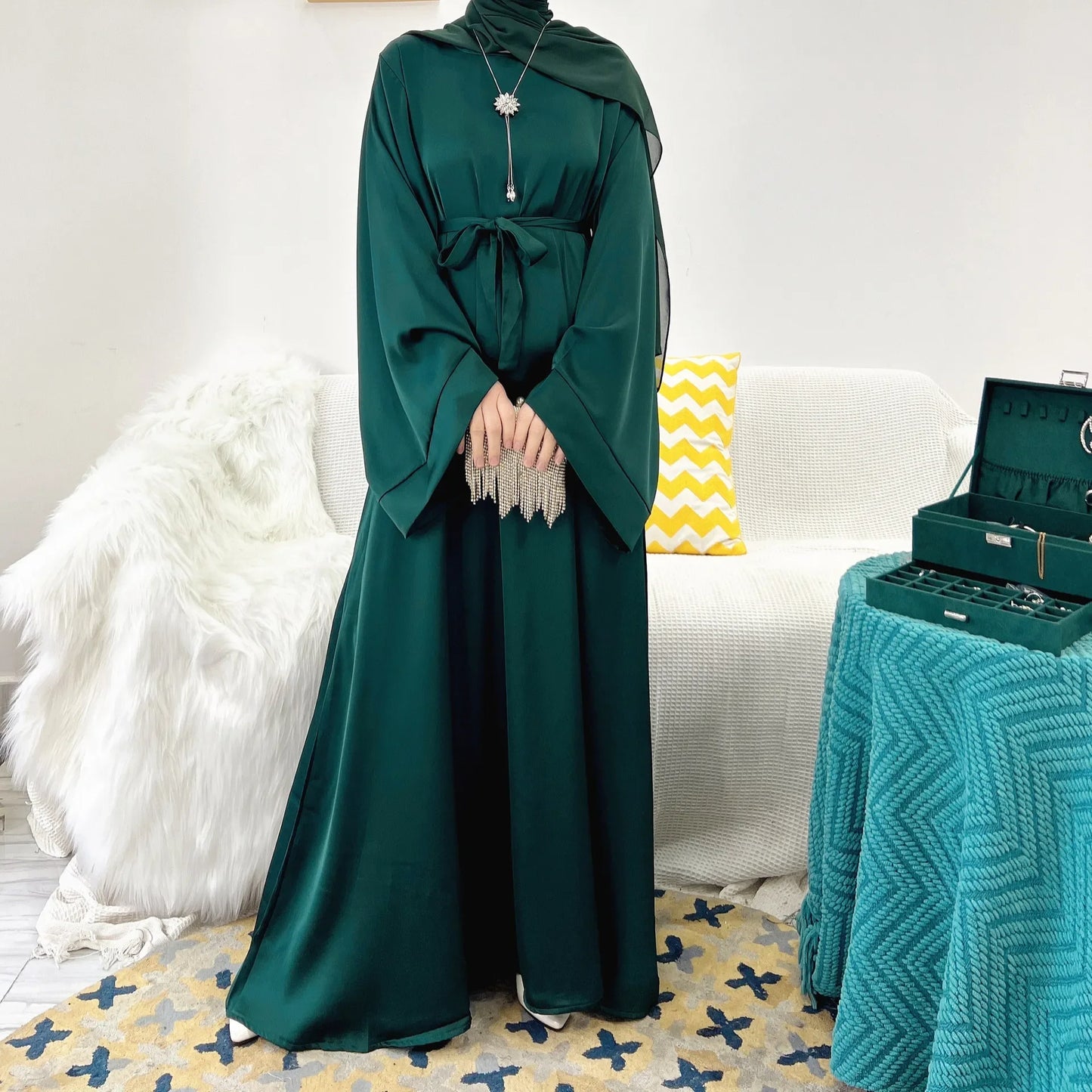Satin Abaya