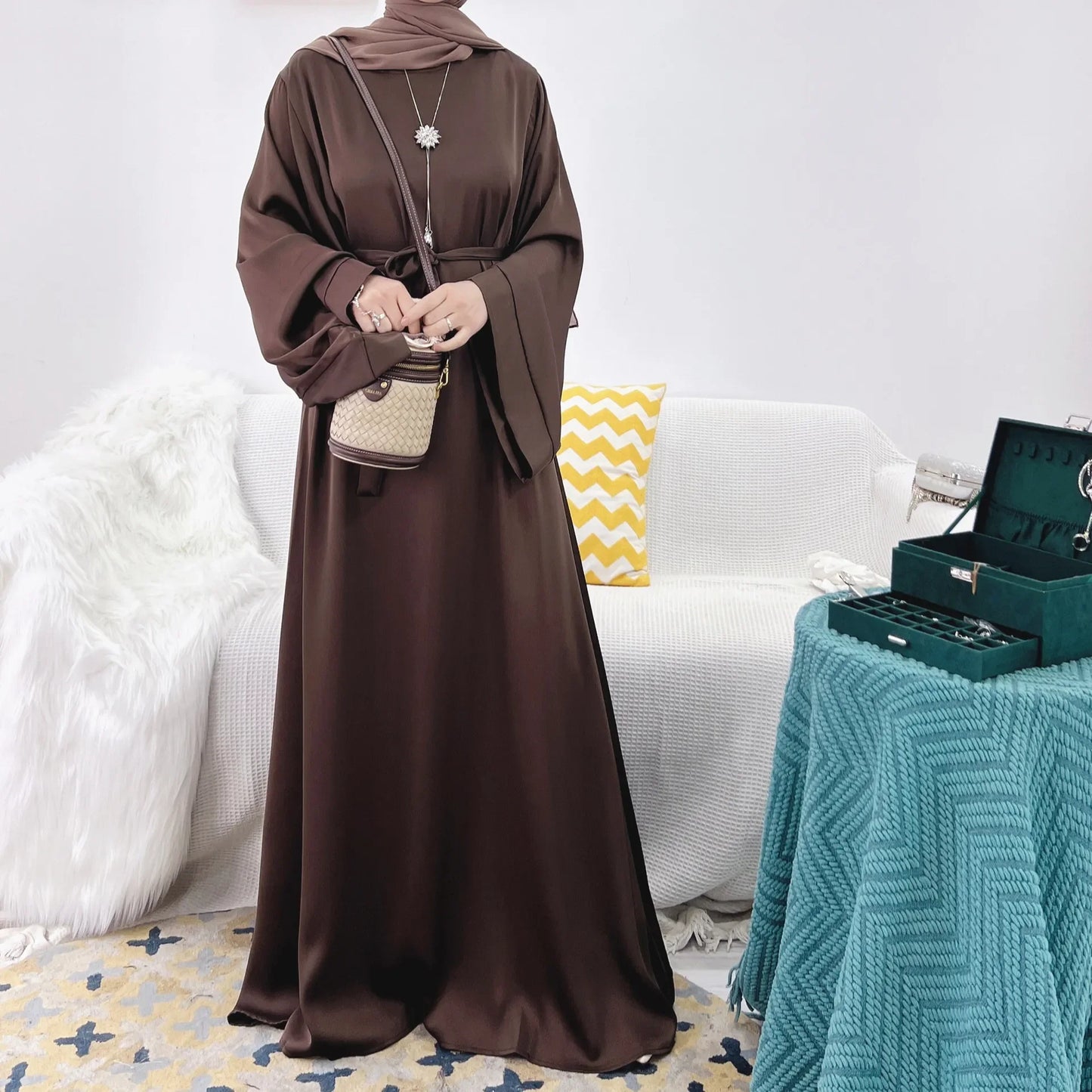 Satin Abaya